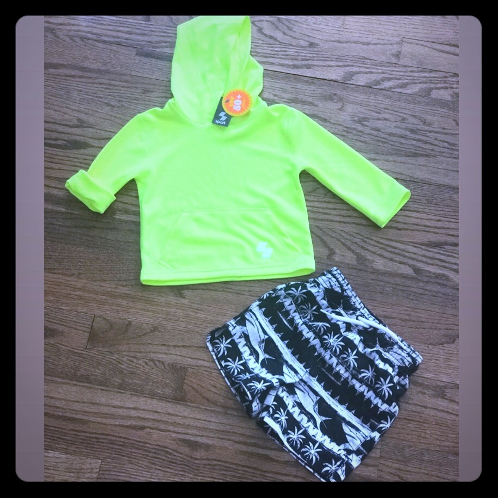 NWT Adorable toddler swim set. Boy Size 12m-18m.